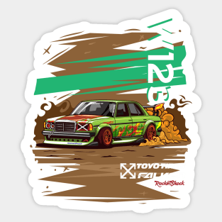 Vintage car W123 Sticker